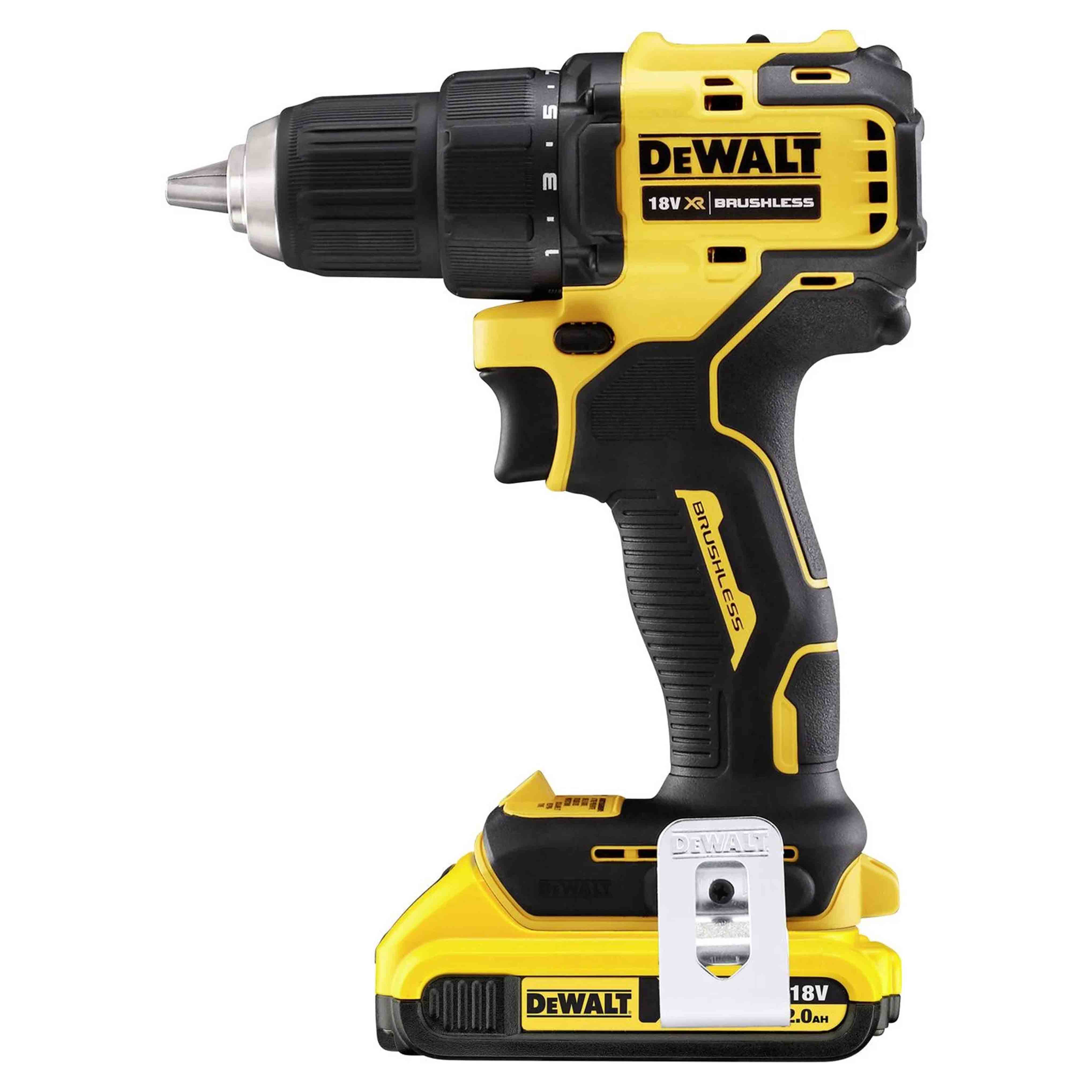 18V 2 x 2.0Ah BRUSHLESS Drill Driver in TSTACK CASE and ACCESSORIES - DeWALT - DCD794D2T-QW 18V 2 x 2.0Ah BRUSHLESS Drill Driver in TSTACK CASE and ACCESSORIES - DeWALT - DCD794D2T-QW
